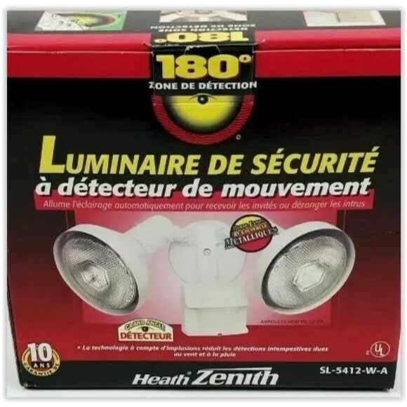 180 Degree 70ft Reach, Motion Activated Security Lights White NEW - Picture 5 of 12